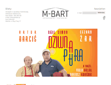Tablet Screenshot of mbart.pl